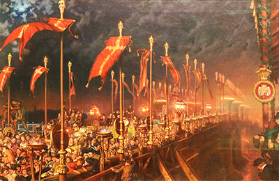 London Bridge on the Night of the Marriage of the Prince and Princess of Wales William Holman Hunt